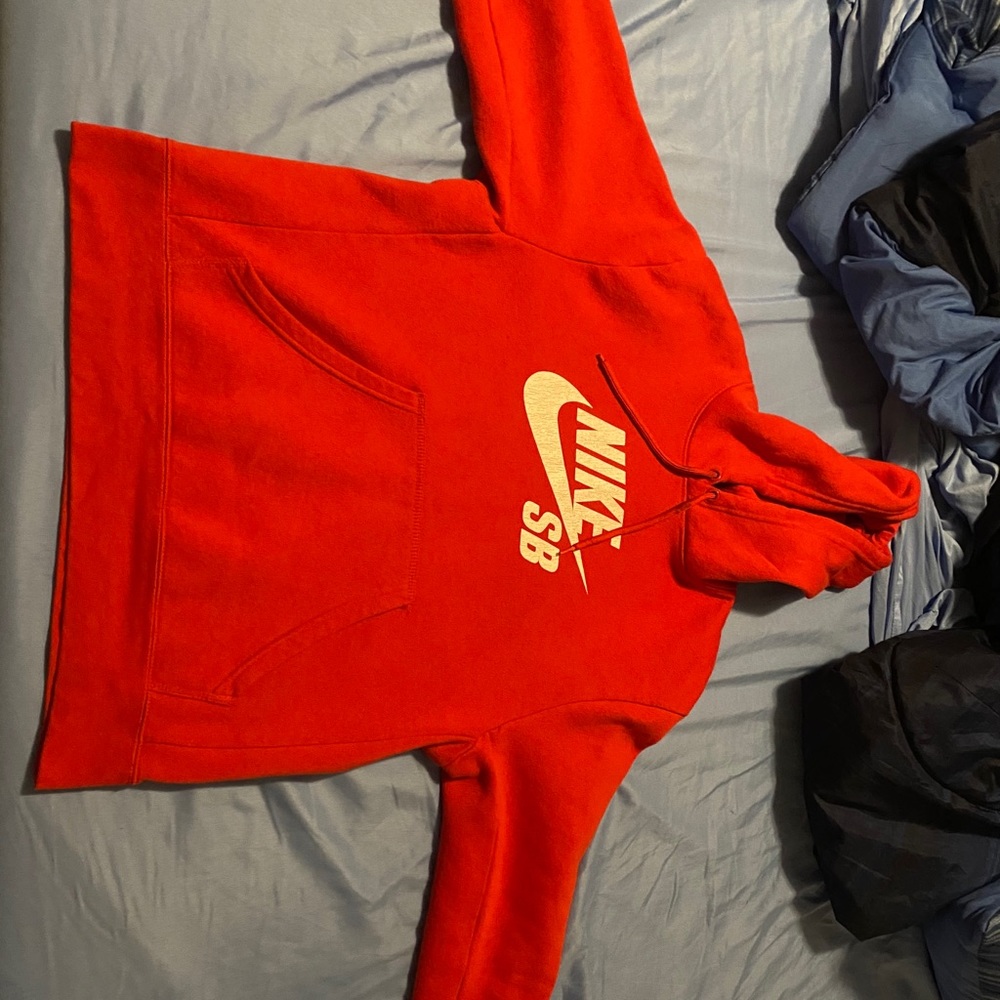 Red Nike SB hoodie